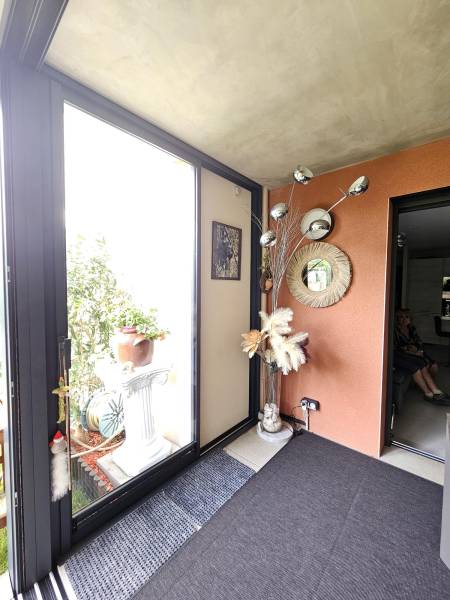 Galandage sous balcon 