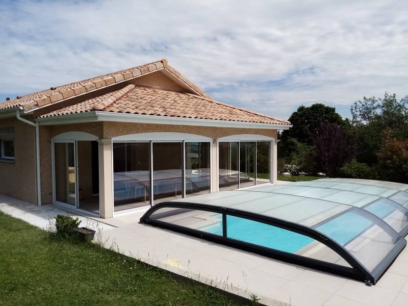 Fermeture terrasse existante à Saint Chamond