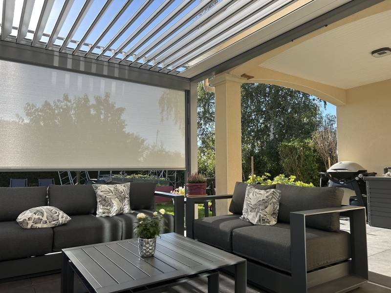 Installation d'une pergola bioclimatique à Pomeys : créer un nouvel espace de vie extérieur