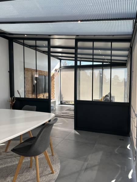 Conception de véranda sur mesure en aluminium à Meys