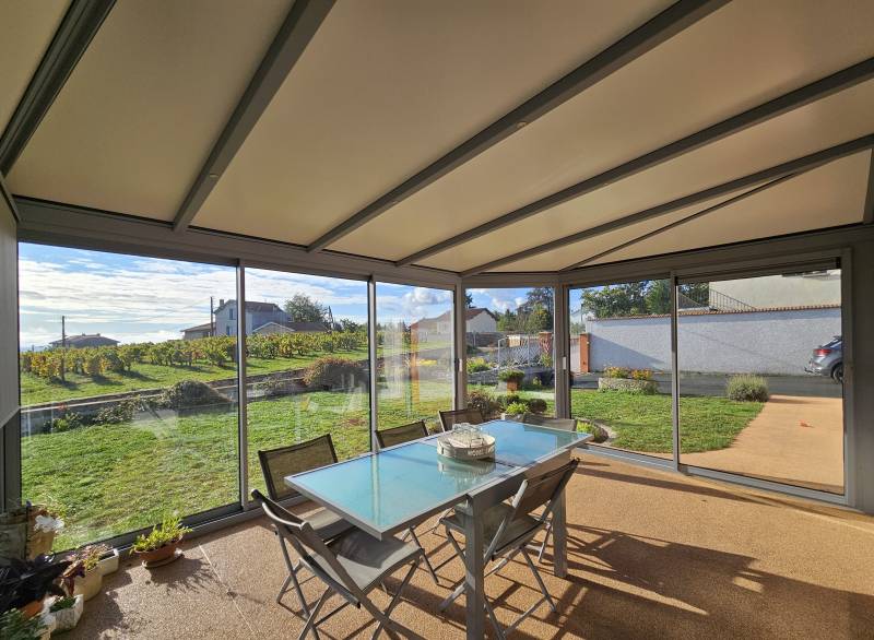 Extension maison en aluminium 