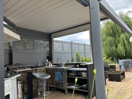 Notre zone d'activité pour ce service Fabricant et installateur de pergola bioclimatique adossée à une maison